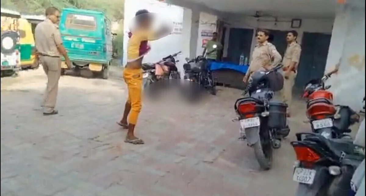 लखनऊ: पत्नी ने किया पति के साथ जाने से इनकार, युवक ने मचाया बवाल, चौकी के बाहर खाया 'जहर'