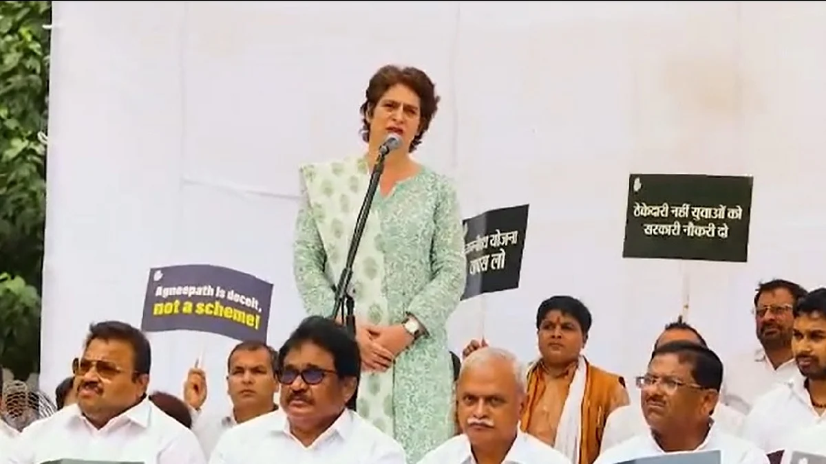 अग्निपथ: प्रियंका की युवाओं से अपील- ‘फर्जी राष्ट्रवादियों’ को पहचानिए, देश आपके साथ है'