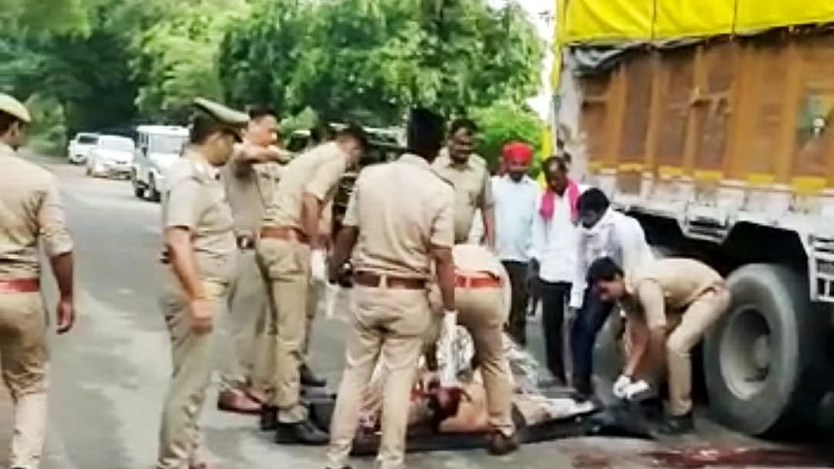 सुलतानपुर: ट्रक ने ARTO के सिपाही और ड्राइवर को रौंदा, दोनों की मौत, ऐसे बची एआरटीओ की जान