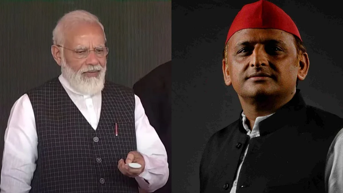 पीएम नरेंद्र मोदी और सपा चीफ अखिलेश यादव.