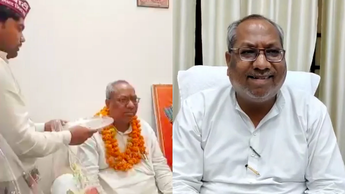 खुद की पूजा वाले Video पर मंत्री संजय निषाद बोले- वर्कर की भावनाओं को ठेस नहीं पहुंचा सकता