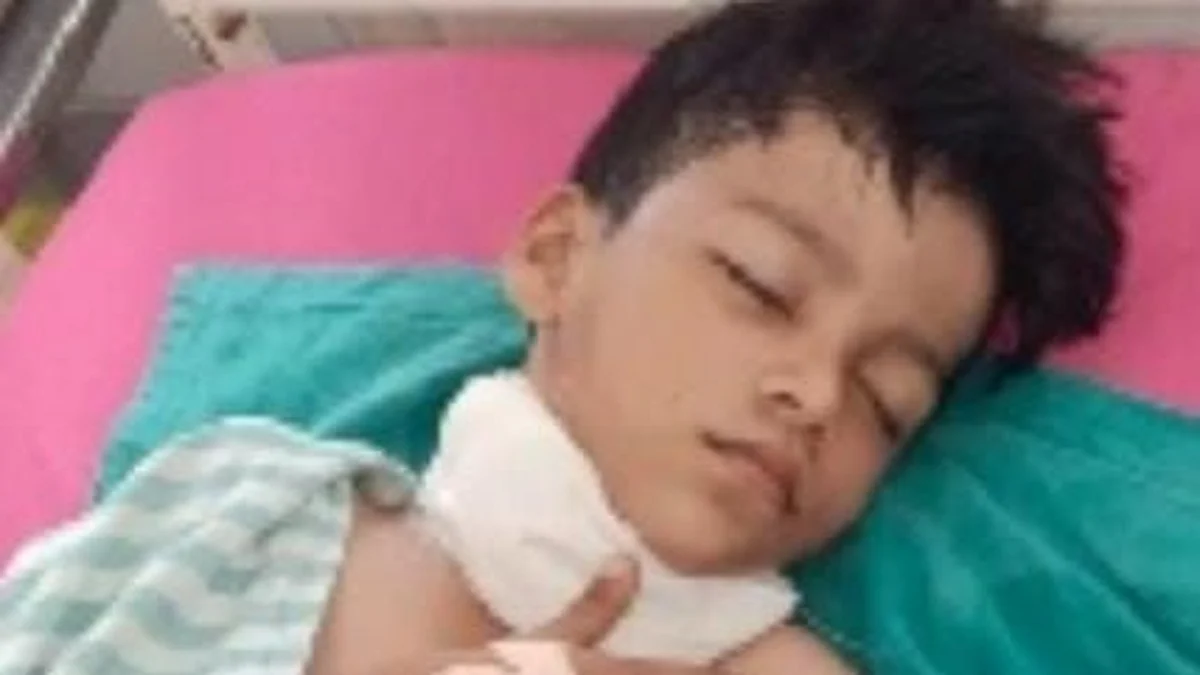 हापुड़: चाइनीज मांझा गले मे फंसने से कटी बच्चे की गर्दन, लंबे ऑपरेशन के बाद यूं बचाई गई जान