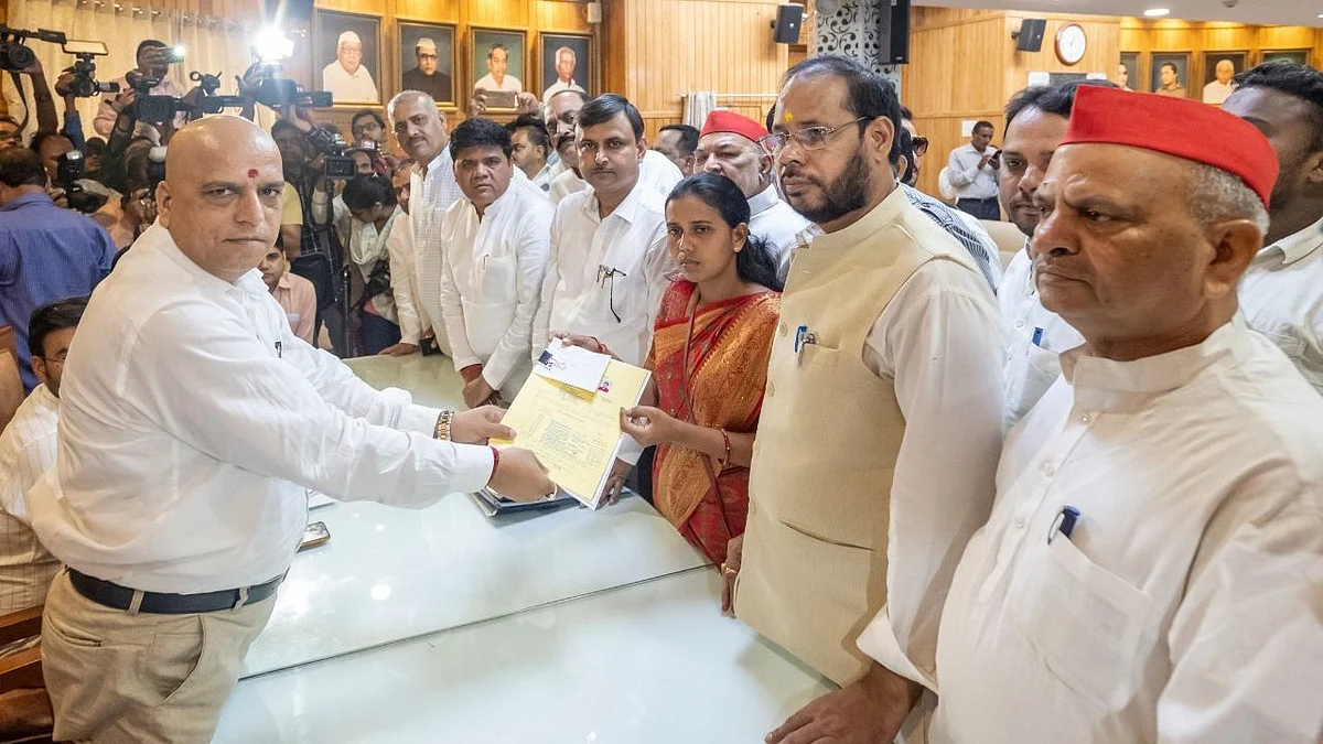MLC उपचुनाव: नामांकन दाखिल कर कीर्ति कोल बोलीं- 'सपा ने हमेशा आदिवासी को सपोर्ट किया है'