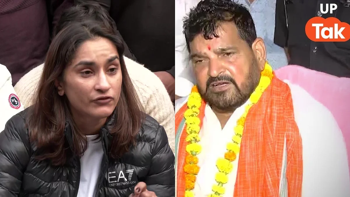 पहलवान विनेश फोगाट ने रेसलिंग फेडरेशन के अध्यक्ष बृजभूषण सिंह पर लगाए यौन शोषण के आरोप