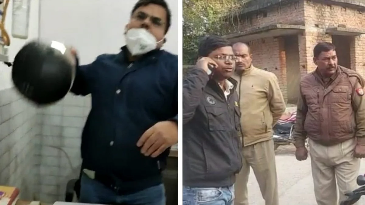 मऊ: अस्पताल की बदइंतजामी कवर कर रहे पत्रकार संग डॉक्टर ने की बदसलूकी, हेलमेट चलाकर मारा