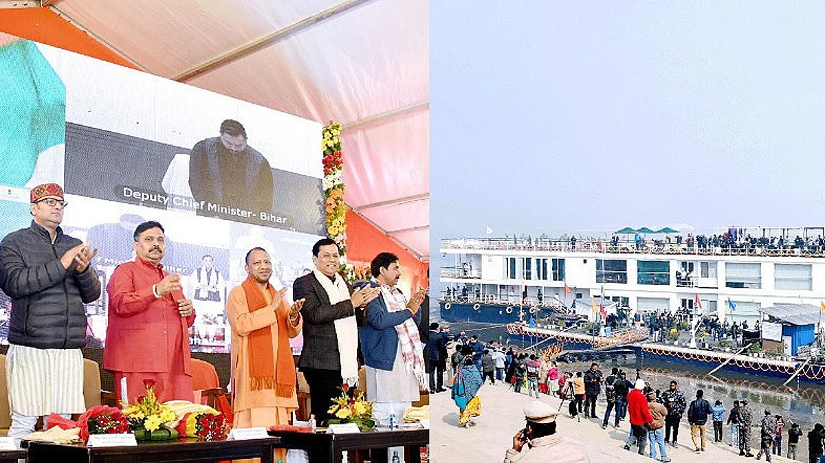 CM योगी बोले- 'गंगा विलास क्रूज और टेंट सिटी के साथ काशी में नए युग की शुरुआत'