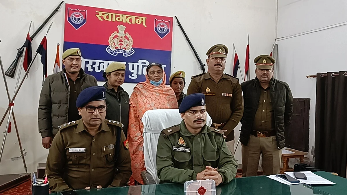 देश के विभिन्न जगहों पर चोरी की घटना को अंजाम देने वाली महिला गोरखपुर में गिरफ्तार