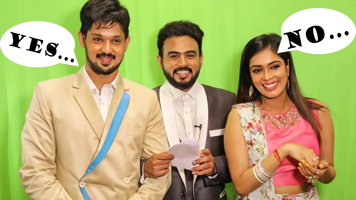 FUN : LOVE Challenge for Kiki & Nakul | Mirchi Vijay