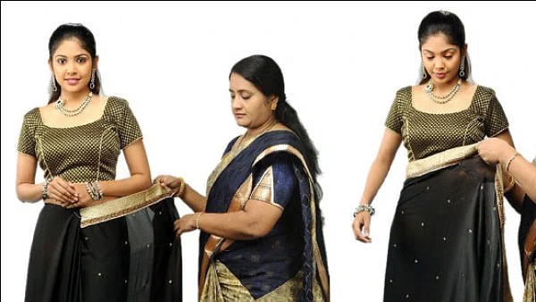 புடவை கட்டுவது எப்படி?