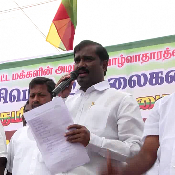 `விவசாயிகளுக்கு நிலத்தை கொடுங்கள்!' - சிமென்ட் ஆலைக்கு எதிராக கொந்தளித்த வேல்முருகன்