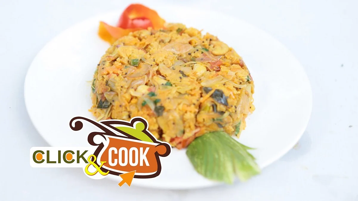 Click & Cook | Corn Flakes upma | Quick lunch Recipe | Vikatan Samyal
