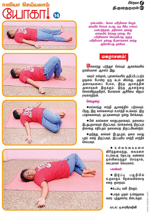 ஈஸியா செய்யலாம் யோகா! - 14