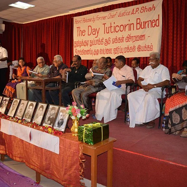 ``சென்னை நிகழ்வுக்கு சாட்சிகளை வரவிடாமல் தடுத்துள்ளனர்”- தூத்துக்குடி போலீஸ் மீது குற்றச்சாட்டு!