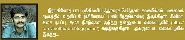 வலையோசை : இரா. வினோத் பாபுவின் பக்கங்கள்