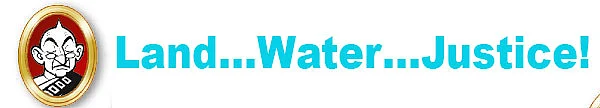 Land…water…justice! Let’s join hands and save the city!