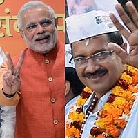 கங்கை பூஜை: மோடிக்கு கெஜ்ரிவால் கேள்வி!