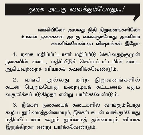 தங்க நகைக் கடன்: மதிப்பீட்டாளர்களை விரட்டும் இயந்திரங்கள்!