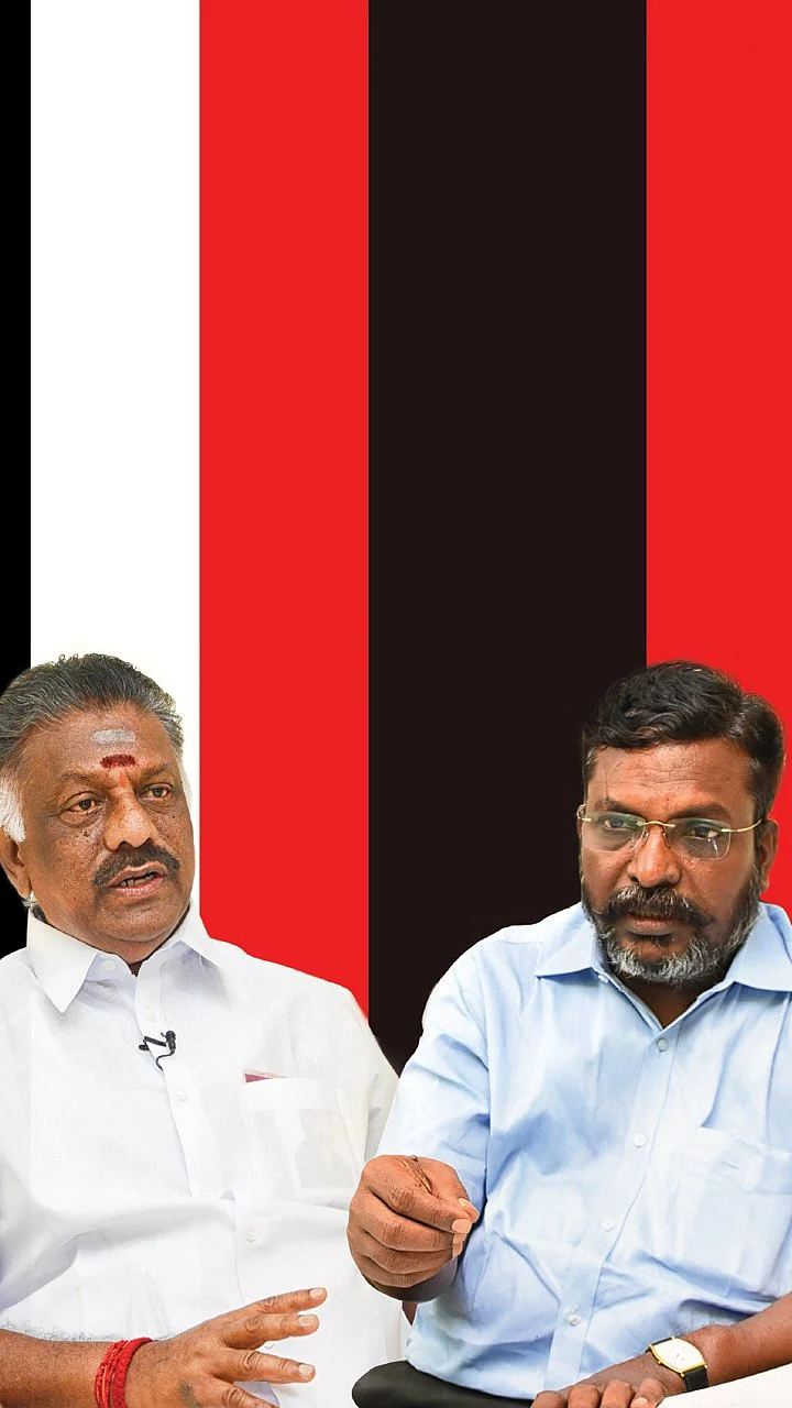 மிஸ்டர் கழுகு: பற்ற வைத்த பன்னீர்... தெறிக்கவிடும் திருமா! - கூட்டணி குஸ்தி