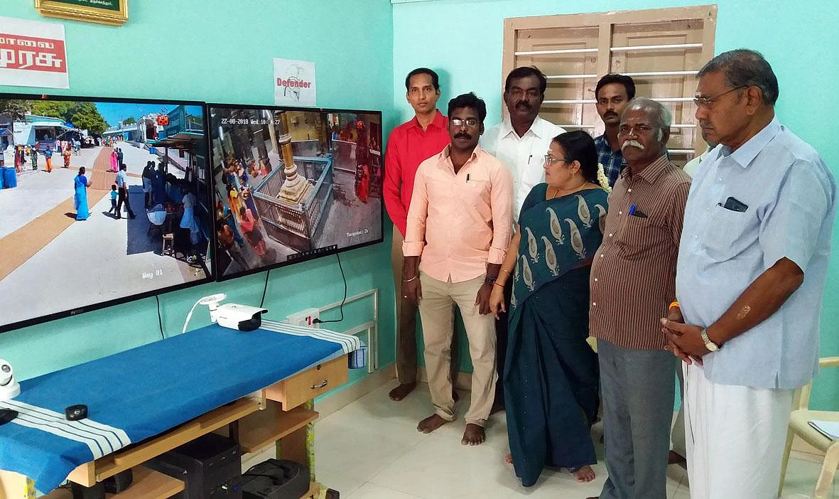 திருச்செந்தூர் சுப்பிரமணியசுவாமி கோயிலில் 40 புதிய சிசிடிவி கேமராக்கள்!