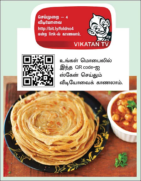 ஆஹா ஓஹோ ருசியில் அடுக்கு பராத்தா!