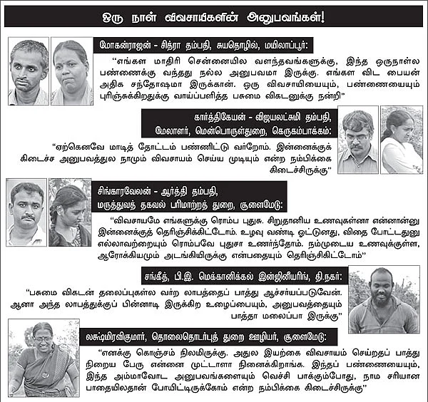 ’ஒரு நாள் விவசாயி!’