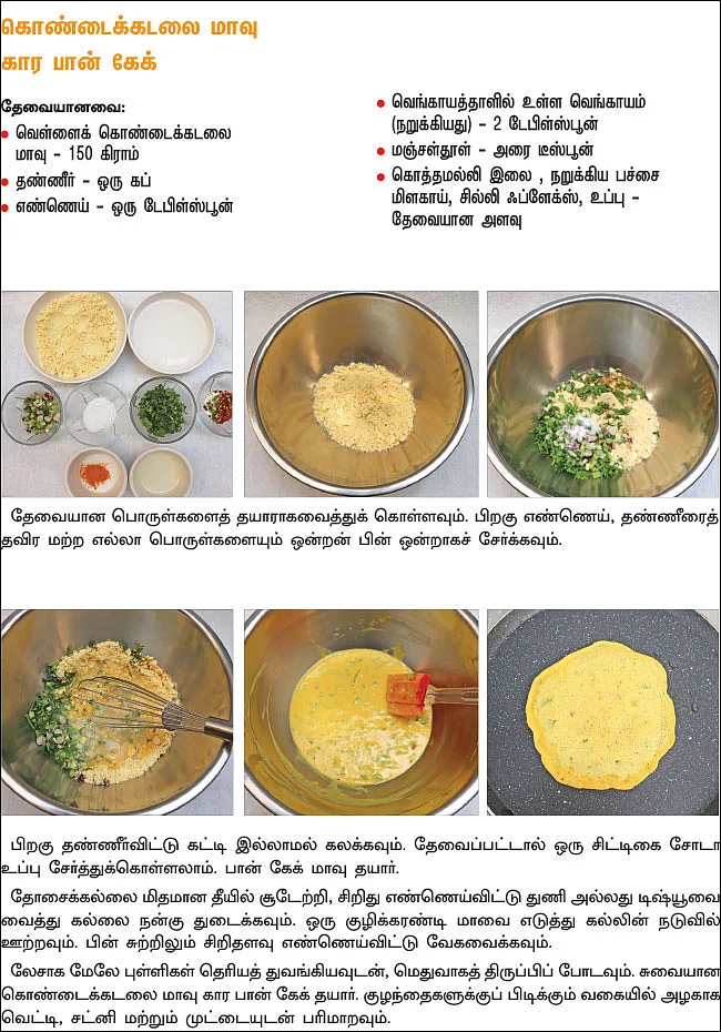 கிட்ஸ் ஸ்பெஷல் பான் கேக்!