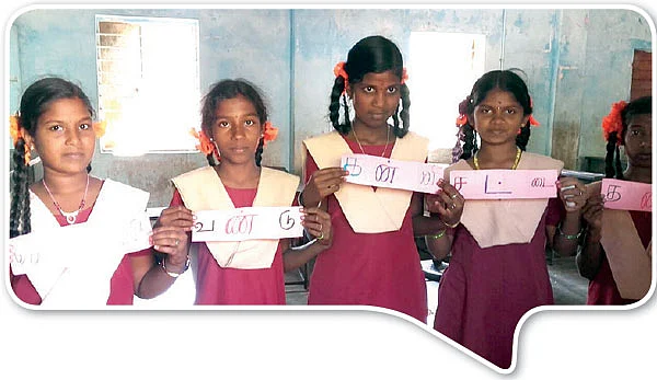 மடக்கு அட்டையில் சொற்கள்!