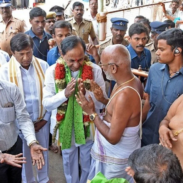 ஆட்சி மாற்றத்துக்கு அரங்கன் துணை நிற்பார்... தெலங்கானா முதல்வரின் அதீத நம்பிக்கை!