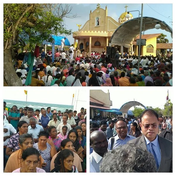 கச்சத்தீவு திருவிழாவில் இருநாட்டு பக்தர்கள் பிரியாவிடை - அதிக அளவில் சிங்களர்கள் பங்கேற்பு!