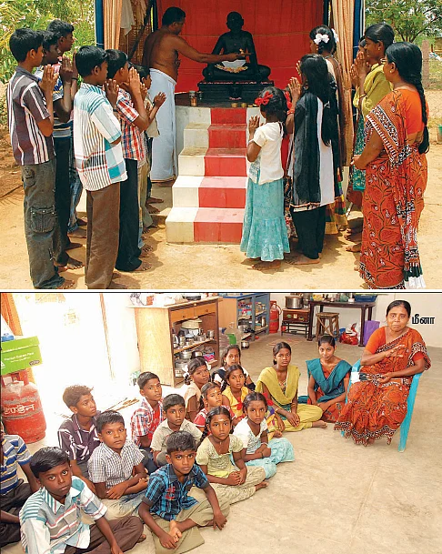 ''ஏழைகளுக்கு கல்வி... ரமணருக்கு கோயில்!''