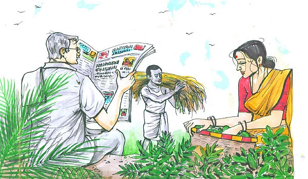 மரத்தடி மாநாடு: உச்சத்தில் கொப்பரை விலை... விவசாயிகள் மகிழ்ச்சி!