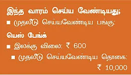 உங்களுக்காகவே ஒரு ஷேர் போர்ட்ஃபோலியோ!