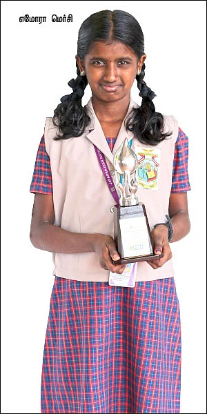 ஓவியத்தில் அசத்தும் மெர்சி!
