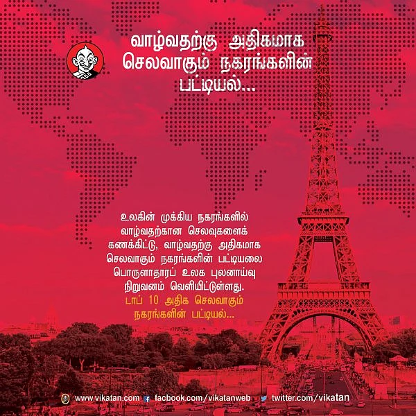 சிங்கப்பூர் டு சிட்னி... வாழ்வதற்கு அதிகமாக செலவாகும் டாப் 10 நகரங்கள்! #VIkatanPhotoCards