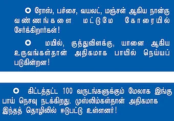 படுக்கும் பாயில் பறக்கும் மயில்!