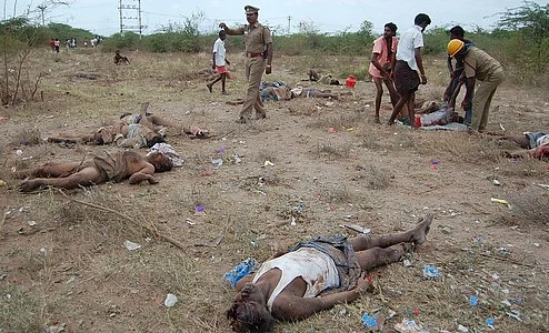 சிவகாசி வெடி விபத்தில் பலியான 40 பேருக்கு முதலாமாண்டு நினைவஞ்சலி!