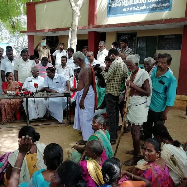 குற்றவாளிகள்மீது உரிய நடவடிக்கை எடுக்க வேண்டும்..! கச்சநத்தத்தில் நல்லக்கண்ணு வலியுறுத்தல்