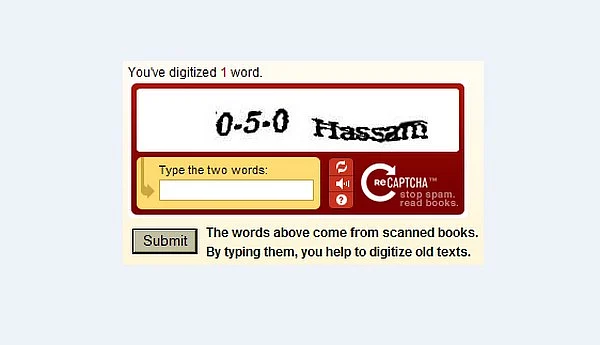 யார் நீ என கேட்கும் கேப்ட்சா (CAPTCHA) ( கம்ப்யூட்ராலஜி -1)