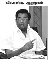 வீரபாண்டியாரிடம் ஆசி வாங்கினாரா செல்வராஜ் எம்.எல்.ஏ.?