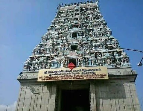 திருநள்ளாறு தர்ப்பாரண்யேஸ்வரர் கும்பாபிஷேகம்! - பக்தர்களுக்கு ஸ்பிரே முறையில் புனித நீர்