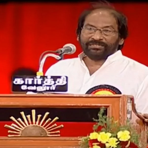 ``உணர்ச்சியுள்ளவர்கள் வீதிக்கு வரத்தான் செய்வார்கள்!" - தி.மு.க. மாநில மாநாட்டில் திருச்சி சிவா பேச்சு