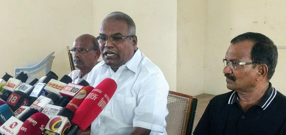 `பா.ஜ.க தேர்தல் அறிக்கை நாட்டின் ஒற்றுமையைச் சீர்குலைப்பதுபோல இருக்கிறது!' - கே.பாலகிருஷ்ணன்