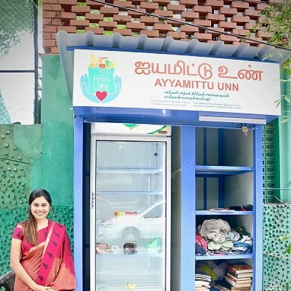 “நான் விவசாயி மகள்!” இல்லாதவர்களுக்கு உணவளிக்கும் ‘ஐயமிட்டு உண்’ ஃப்ரிட்ஜ் ஃபாத்திமா ஜாஸ்மின்