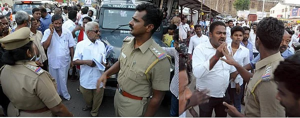 டிராபிக் ராமசாமியுடன் அ.தி.மு.க.வினர் மோதல்: ஸ்ரீரங்கத்தில் பரபரப்பு!
