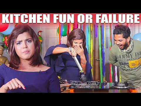Check Out What Pooja is doing with Brinjal | Kitchen Fun OR Failure
