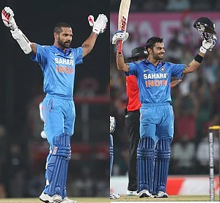 தவான், கோலி அதிரடி சதத்தில் வீழ்ந்தது ஆஸ்திரேலியா!