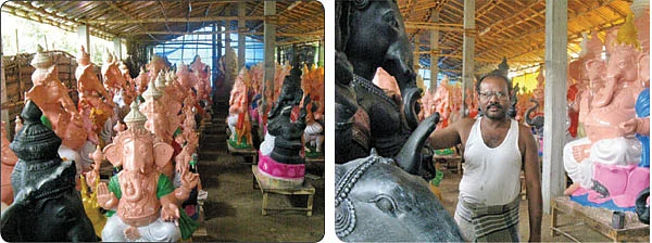 காவிரியில் கலக்கும் மணக்குடி பிள்ளையார்கள்!