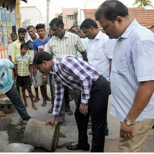 டெங்கு பரவிய கிராமத்தில் கலெக்டர் ஆய்வு!
