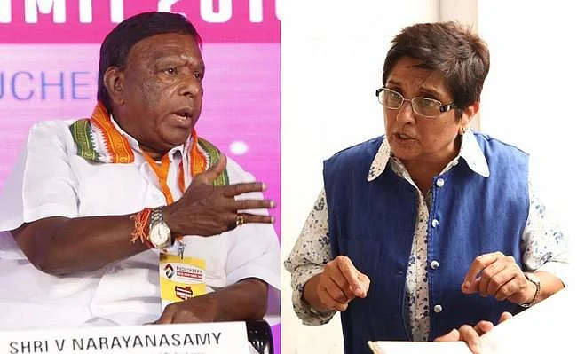 ``உண்மை கண்டறியும் சோதனைக்குத் தயாரா?” நாராயணசாமிக்கு சவால் விடும் கிரண் பேடி