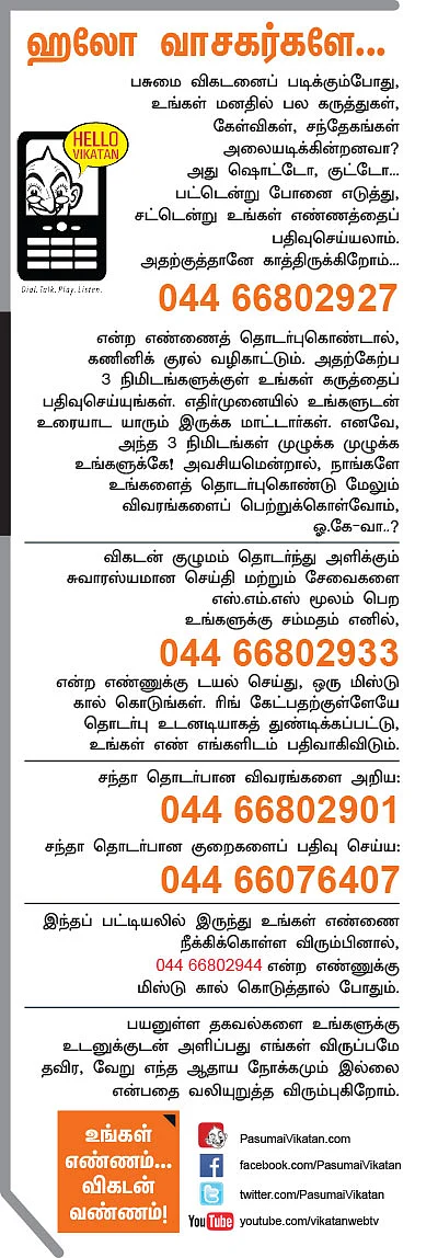 ஹலோ வாசகர்களே...